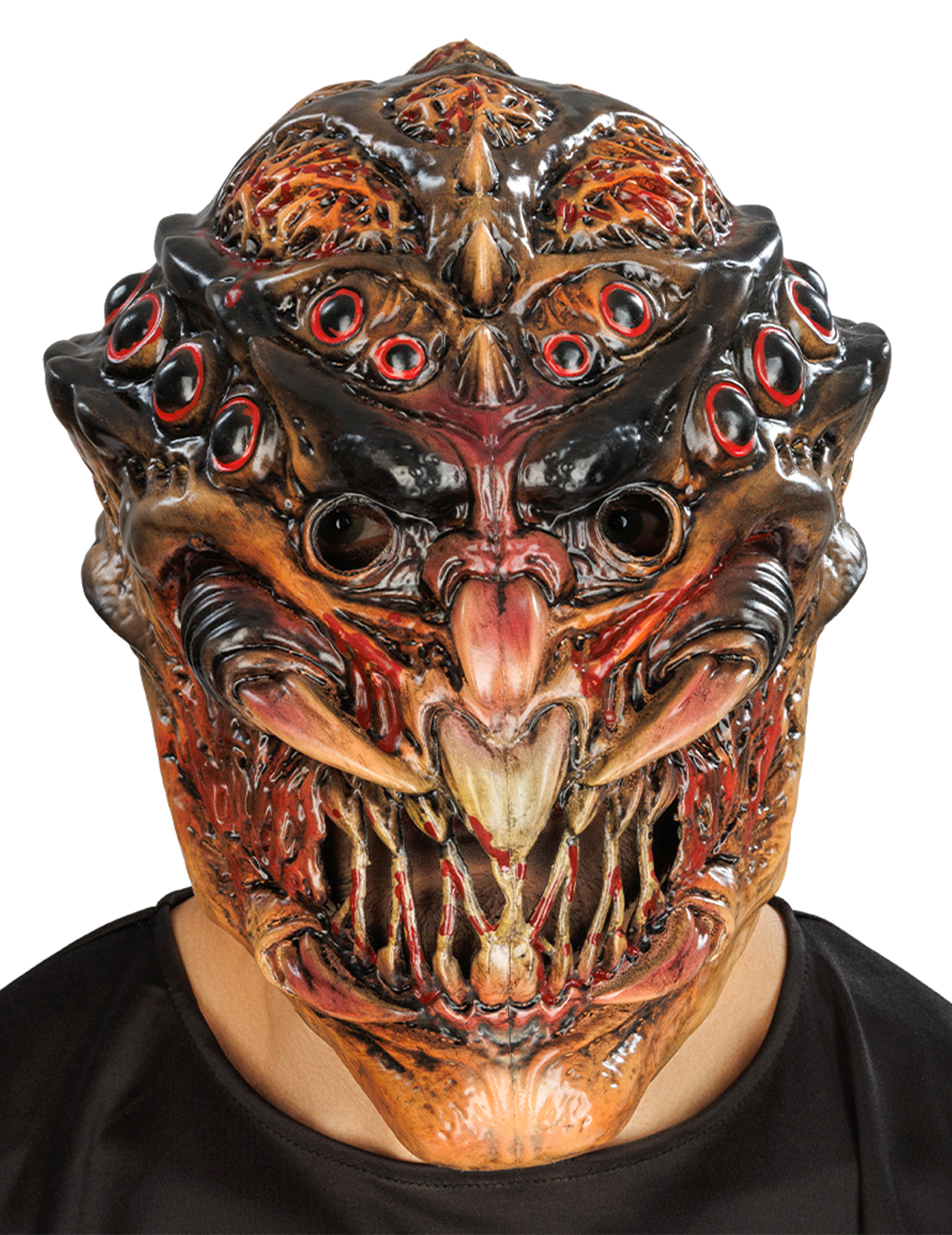 Gruseliges Spinnen-Monster-Maske Deluxe für Erwachsene Gruseliges Spinnen-Monster-Maske Deluxe für Erwachsene von CHAKS