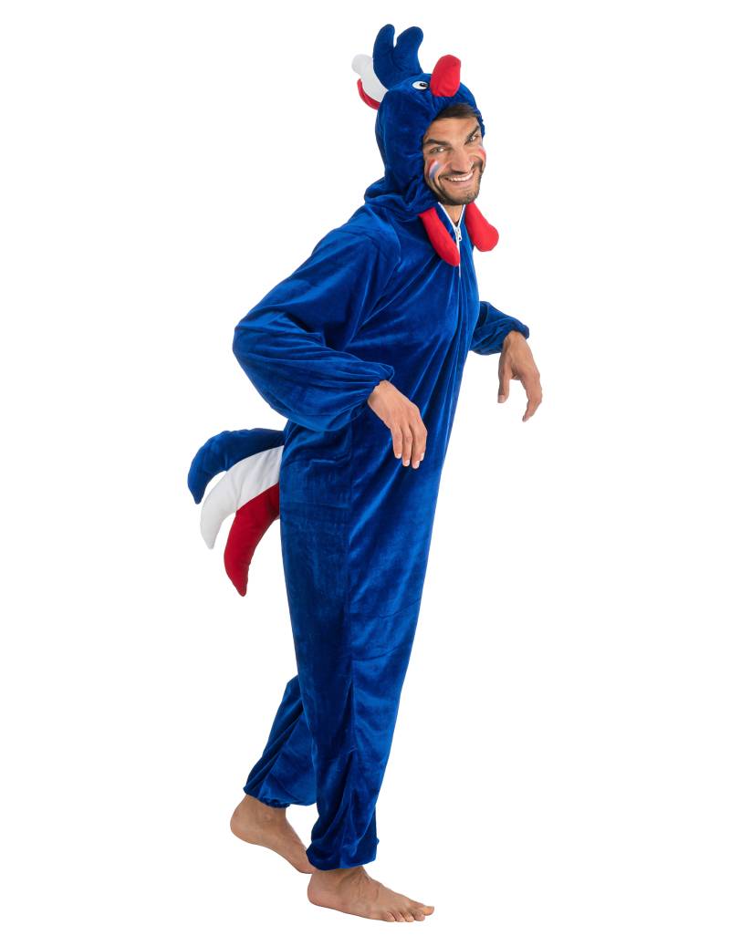 Hahn Kostüm Fankostüm Frankreich blau Hahn Kostüm Fankostüm Frankreich blau von CHAKS