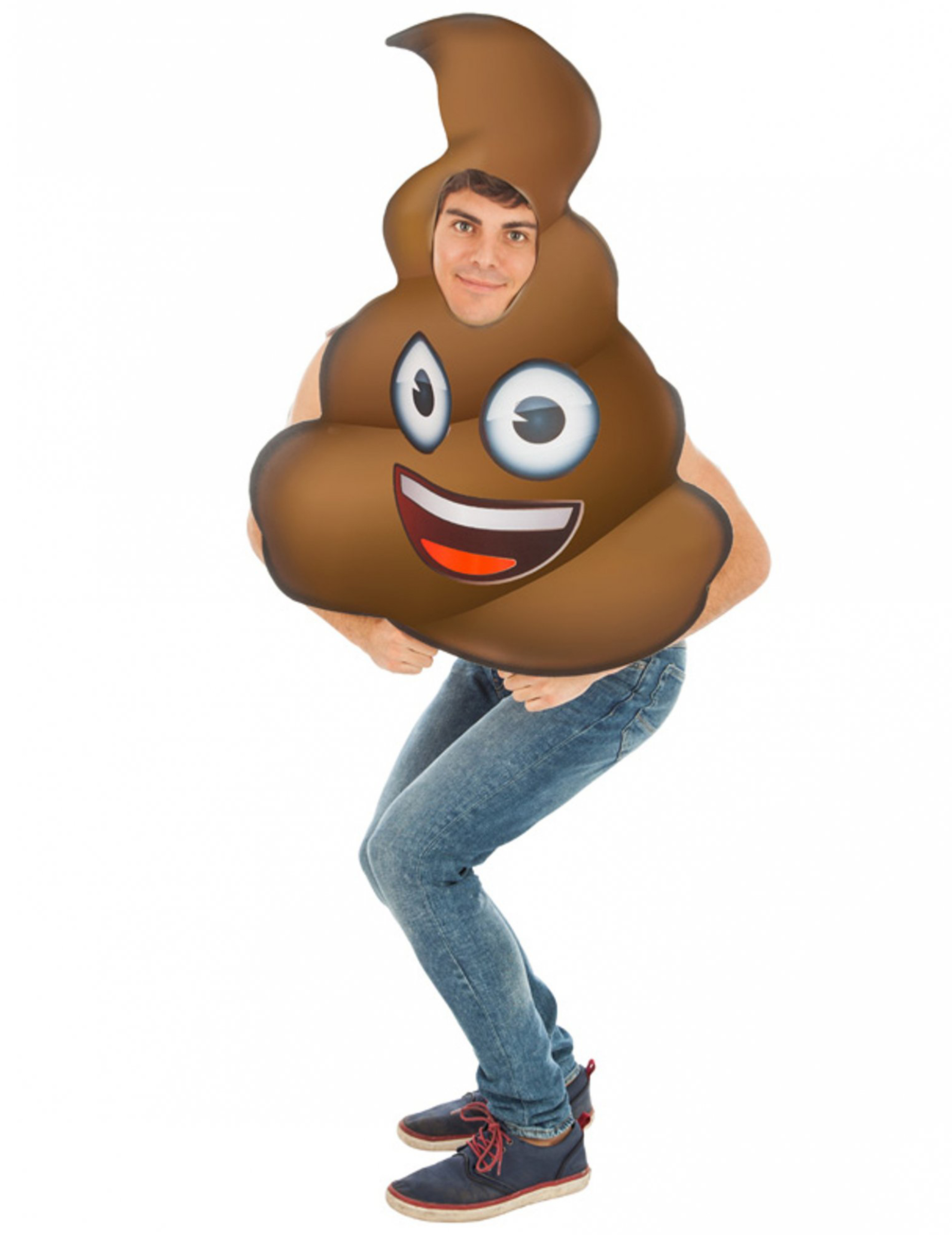 Kackhaufen Emoji-Kostüm Faschingskostüm braun Kackhaufen Emoji-Kostüm Faschingskostüm braun von CHAKS