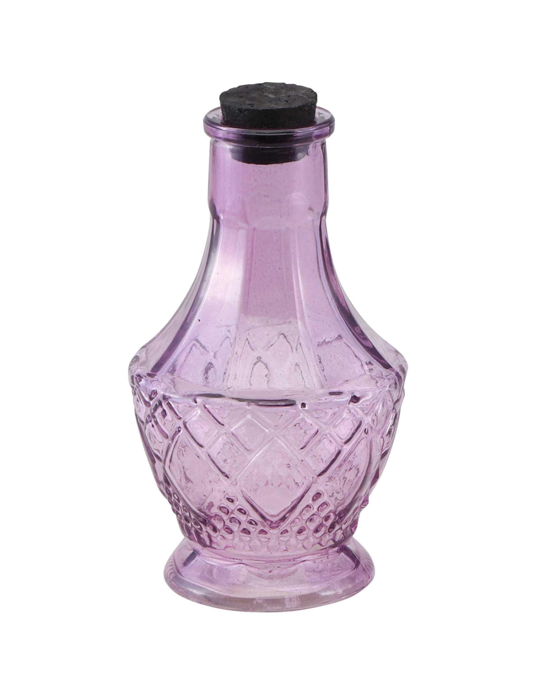 Kleines Glasfläschchen Violett 11,5 cm Kleines Glasfläschchen Violett 11,5 cm von CHAKS