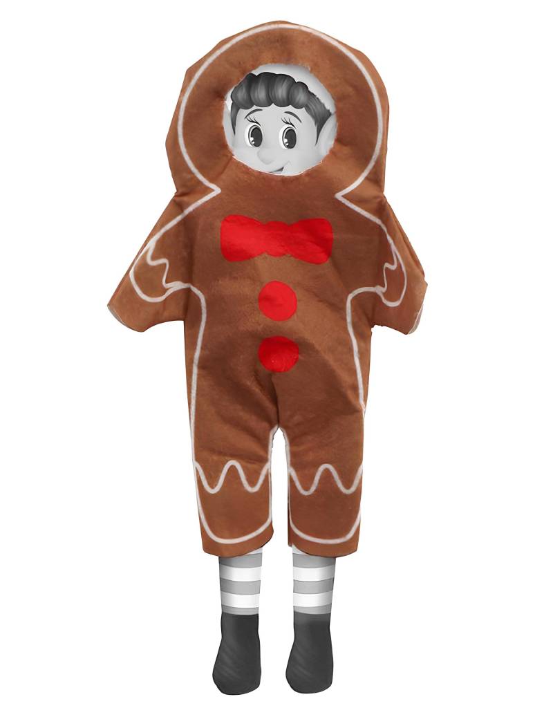 Lebkuchen Kostüm für Elf Puppe festliche Puppenkleidung von CHAKS