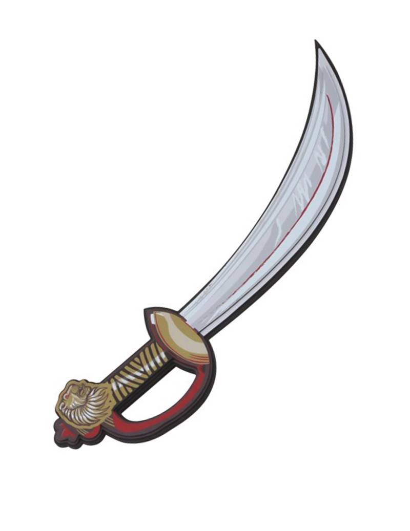Löwen-Rittersäbel aus Schaumstoff 43 cm Löwen-Rittersäbel aus Schaumstoff 43 cm von CHAKS