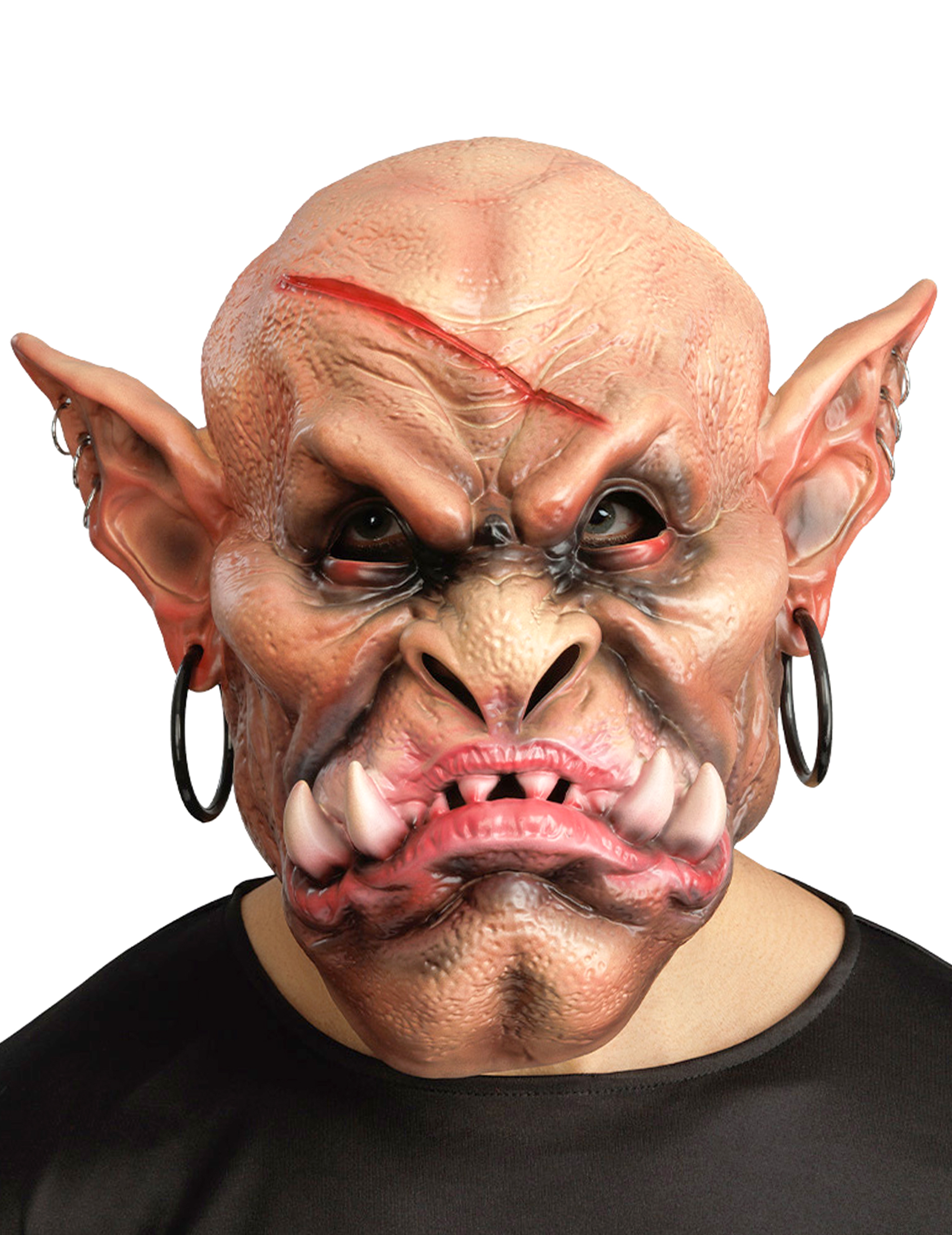 Luxus Monster-Maske mit Piercings für Erwachsene Luxus Monster-Maske mit Piercings für Erwachsene von CHAKS