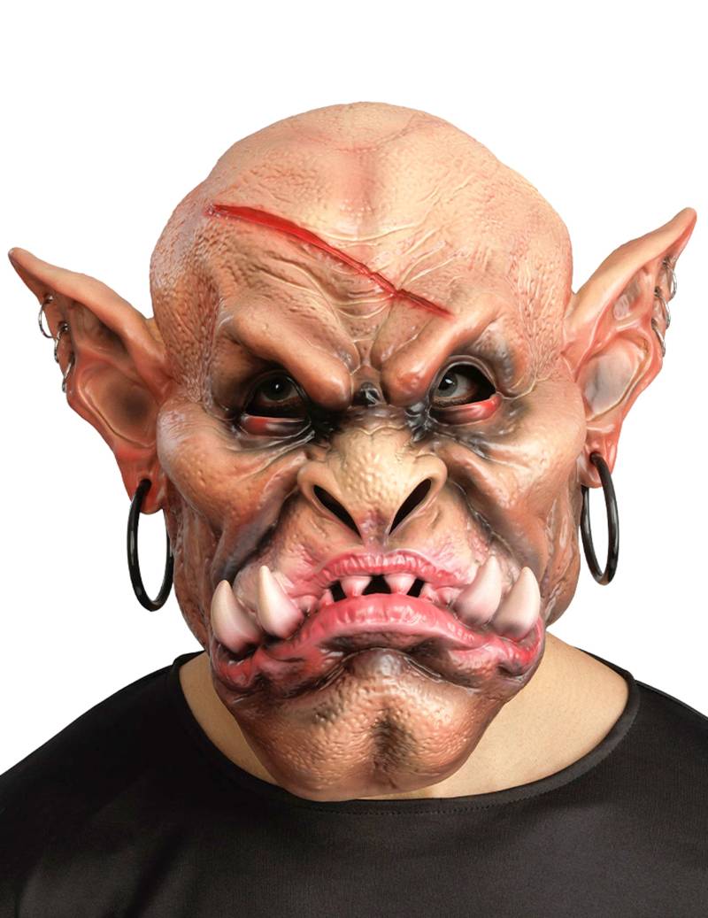 Luxus Monster-Maske mit Piercings für Erwachsene Luxus Monster-Maske mit Piercings für Erwachsene von CHAKS