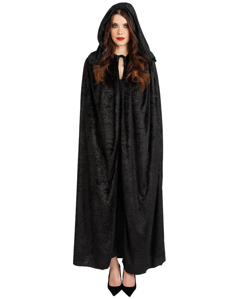 Luxus Samtcape Schwarz extralang 202 cm Luxus Samtcape Schwarz extralang 202 cm von CHAKS