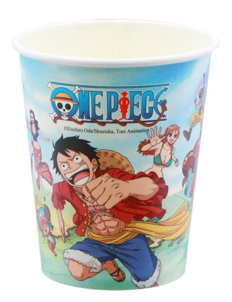 Pappbecher - One Piece, 8x 250 ml von CHAKS
