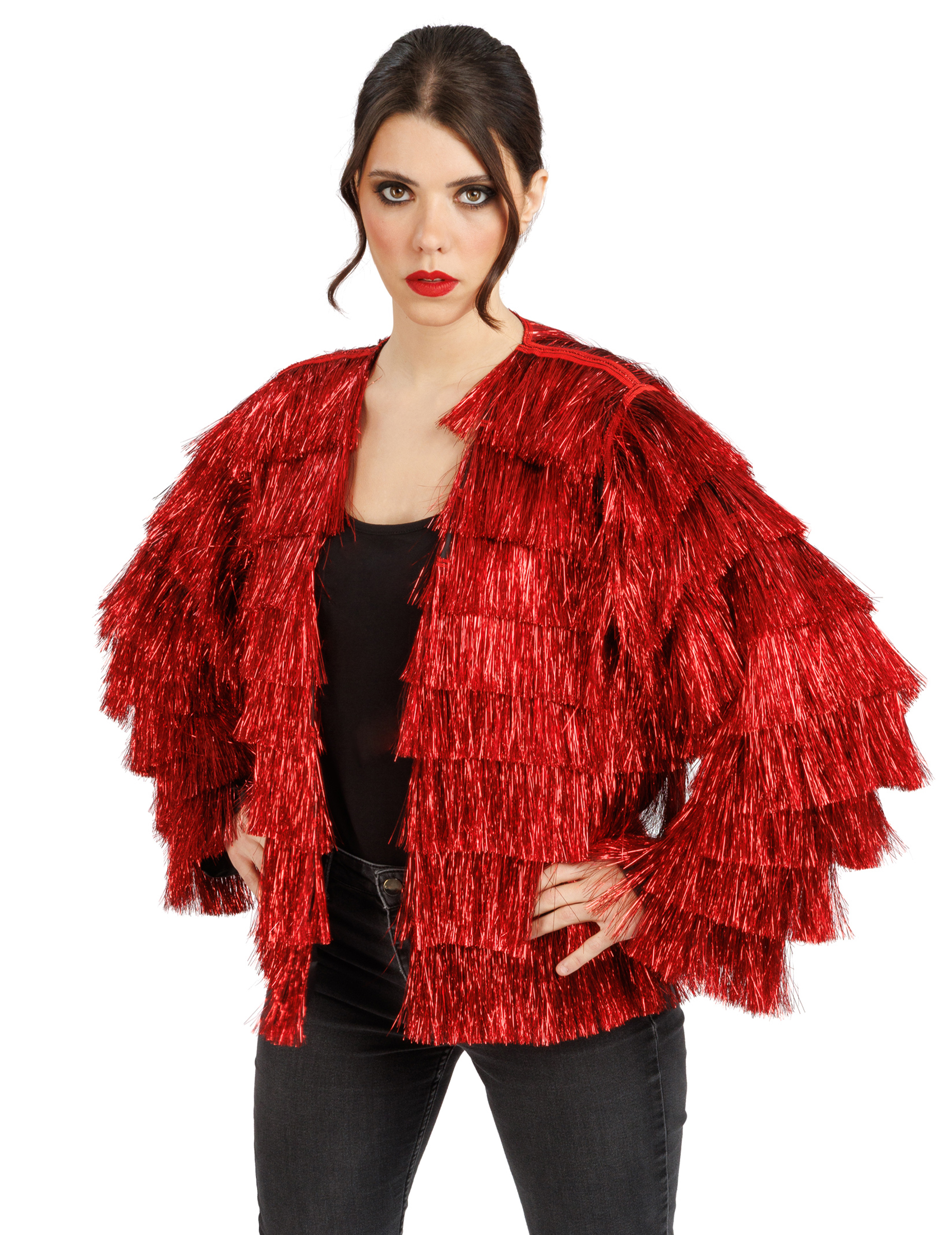Rote Fransenjacke für Damen Festival Rote Fransenjacke für Damen Festival von CHAKS