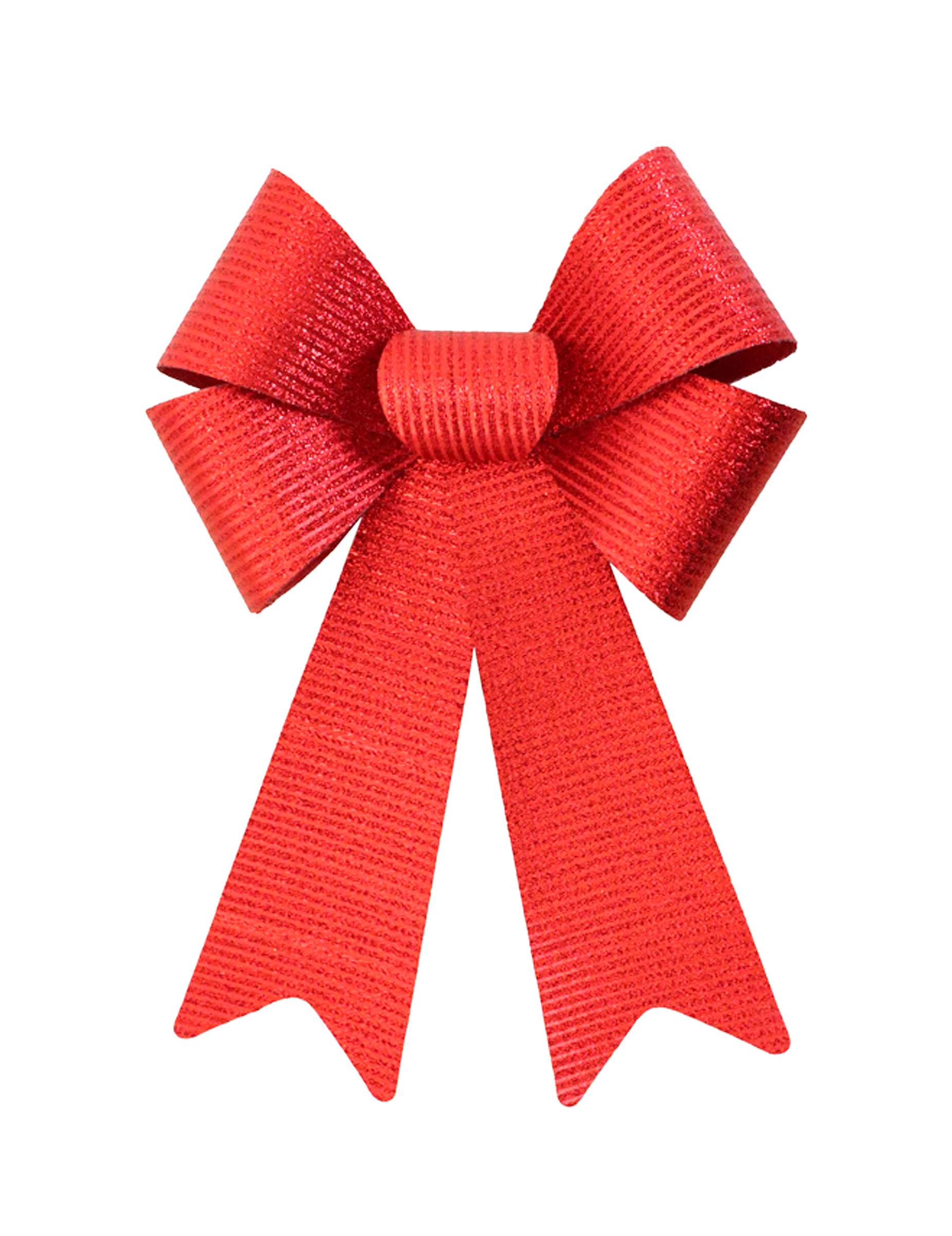 Schleife Rot Glänzend Groß 23 x 38 cm von CHAKS