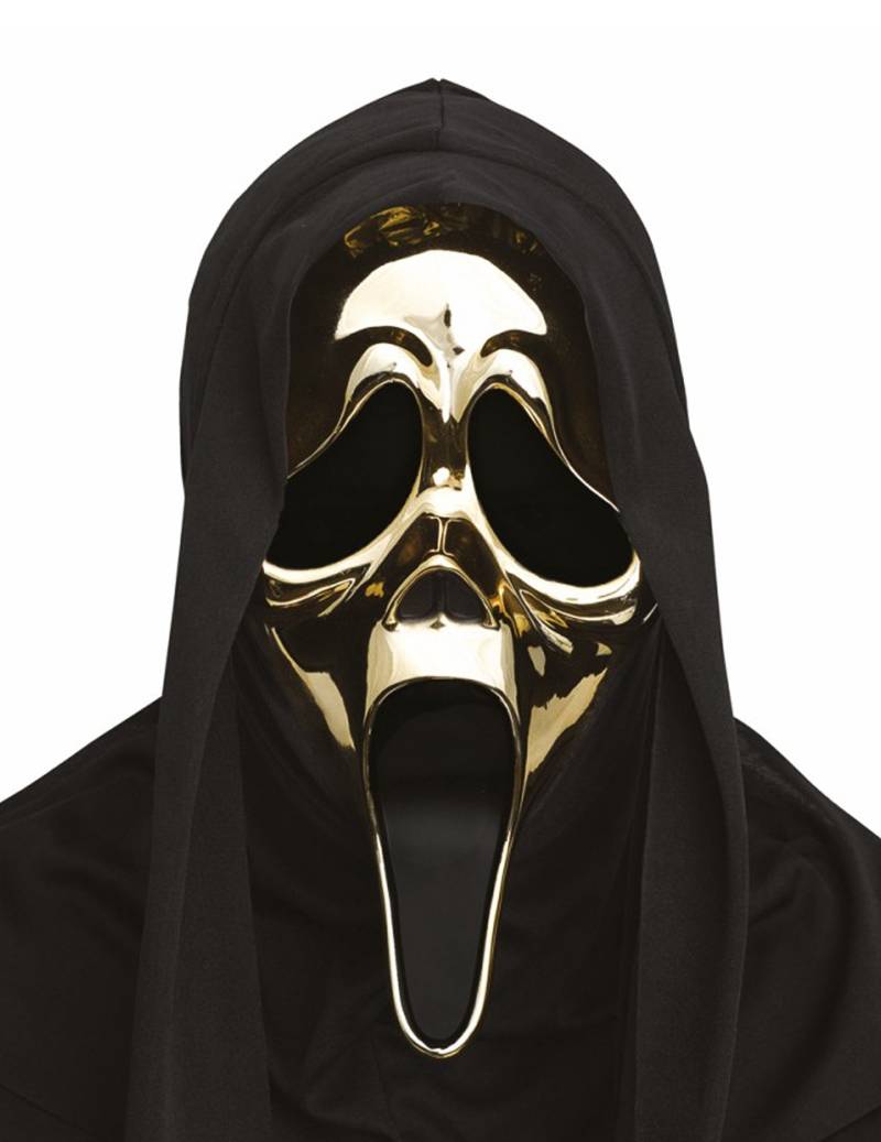 Scream Maske in Chromoptik für Erwachsene von CHAKS
