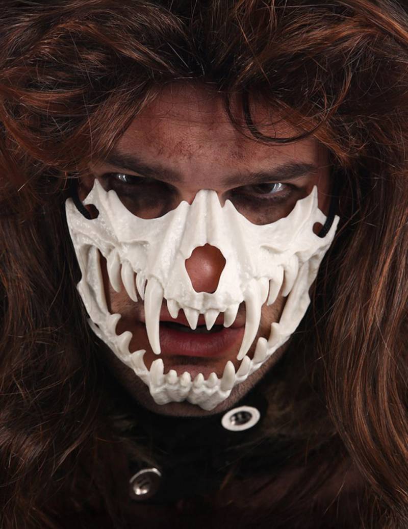 Skelettkiefer-Maske für Erwachsene von CHAKS
