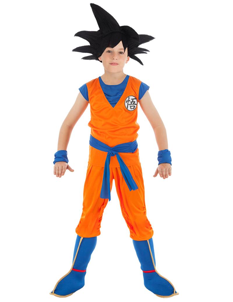 Son Goku-Kinderkostüm Dragonball Z orange-blau von CHAKS