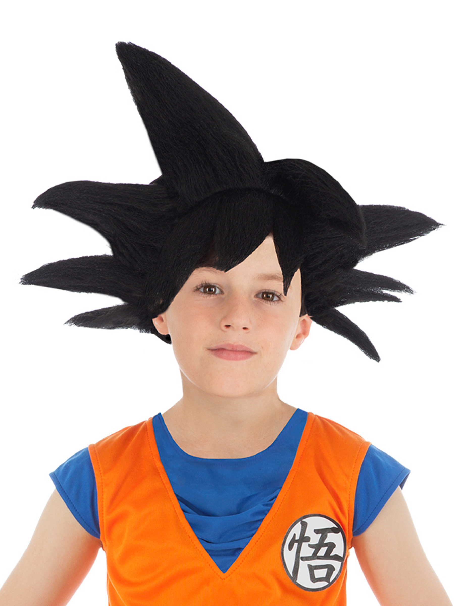Son Goku-Perücke für Kinder Dagon Ball schwarz von CHAKS