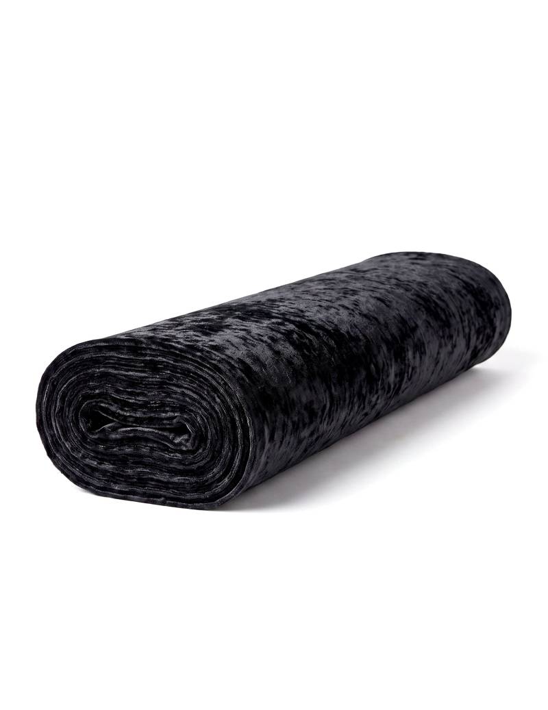 Tischläufer Samt-Optik schwarz glänzend 28 cm x 3 m Tischläufer Samt-Optik schwarz glänzend 28 cm x 3 m von CHAKS