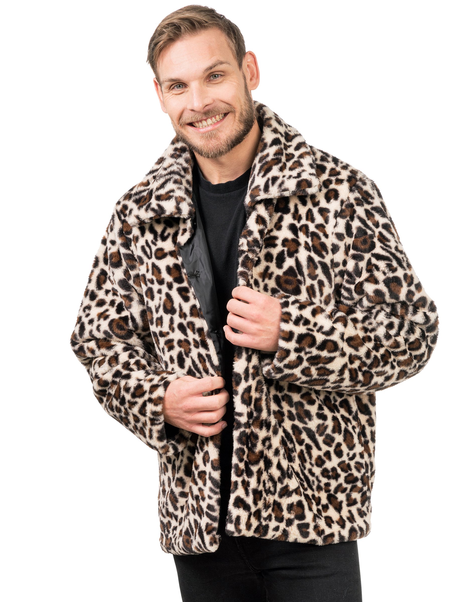 Trendiger Leopardenmantel Kunstpelz Erwachsene von CHAKS