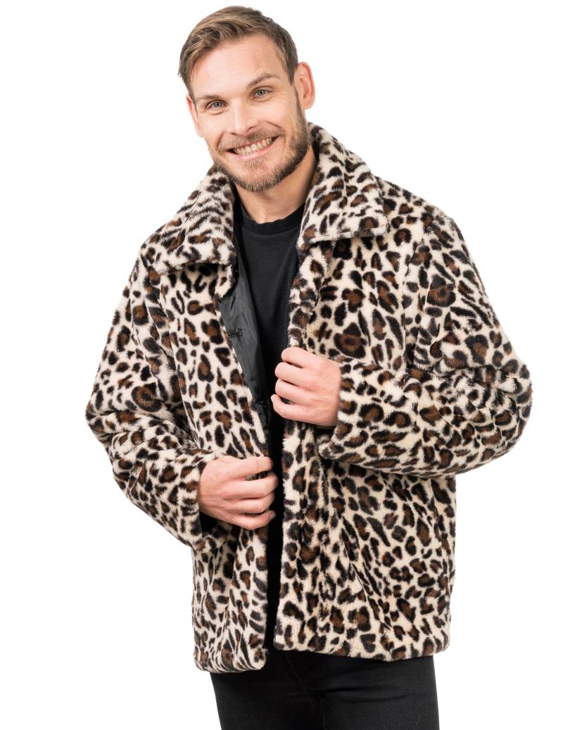 Trendiger Leopardenmantel Kunstpelz Erwachsene von CHAKS