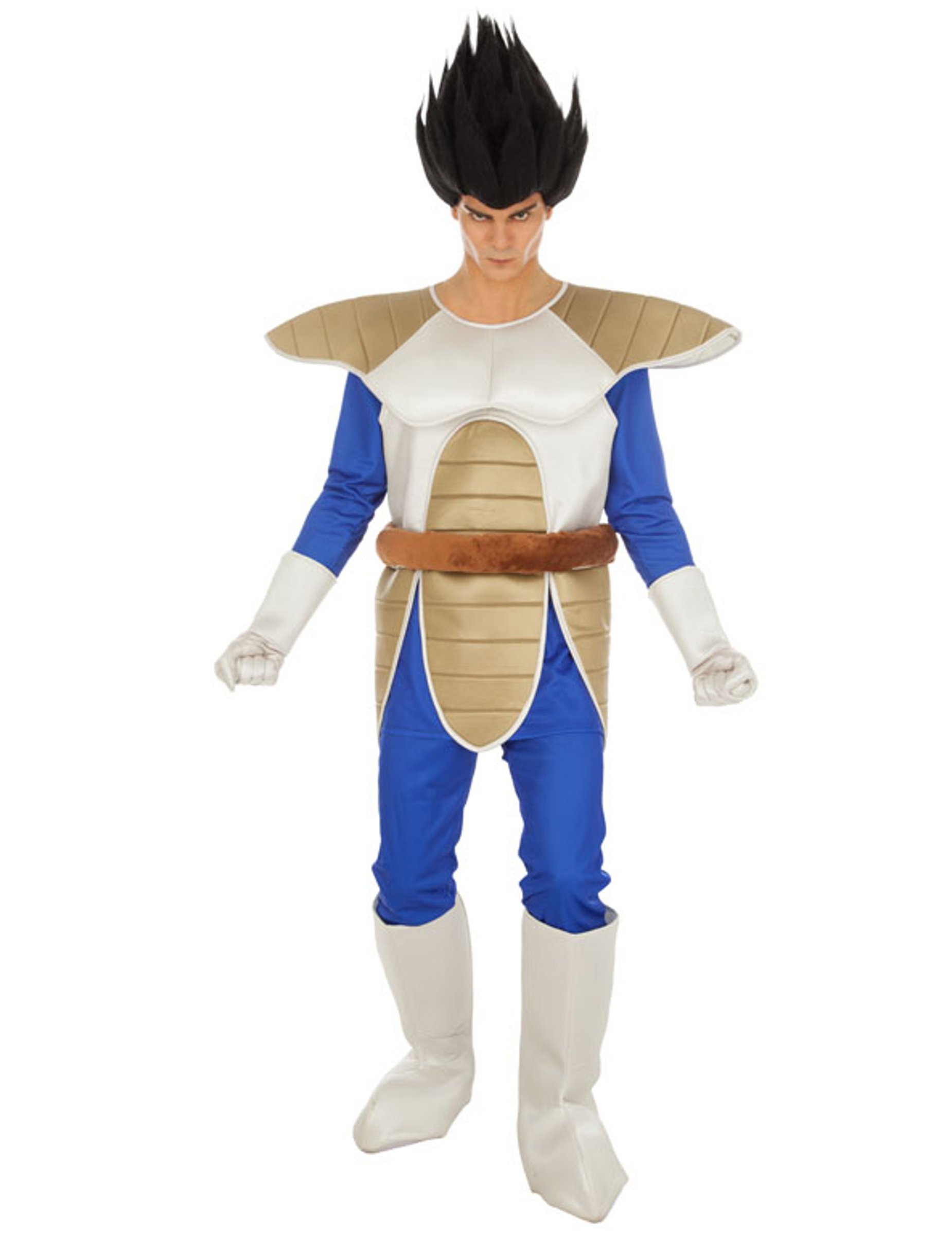 Vegeta-Kostüm für Herren Dragon Ball blau-beige von CHAKS
