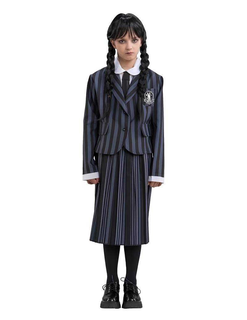 Wednesday Addams Family Kinderuniformkostüm Wednesday Addams Family Kinderuniformkostüm von CHAKS