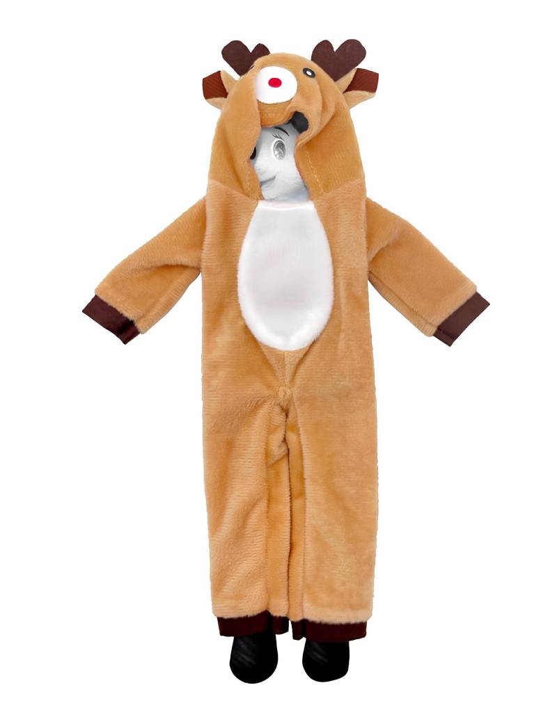 Weihnachtsrentier Kostüm für Elfen Puppe Dekoartikel von CHAKS