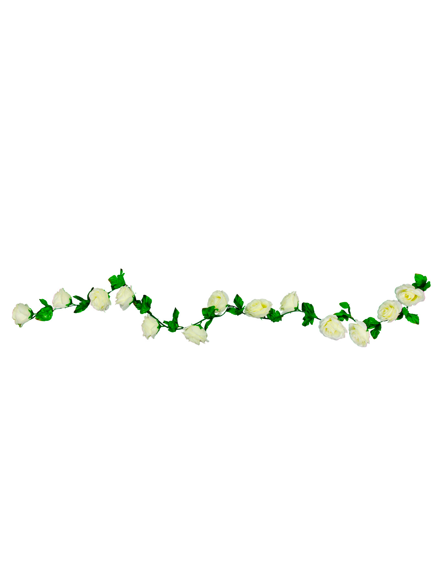 Weiße Rosen-Girlande 220 cm für romantische Hochzeiten Weiße Rosen-Girlande 220 cm für romantische Hochzeiten von CHAKS
