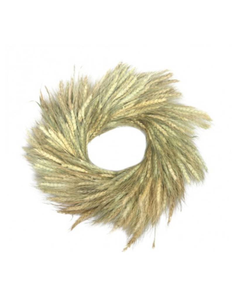 Weizenähren-Kranz 38 cm, natürliche Landhaus-Deko Weizenähren-Kranz 38 cm, natürliche Landhaus-Deko von CHAKS
