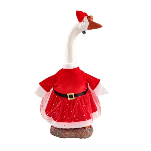 CHANGYUE Weihnachtsgans -Outfit, Weihnachtsdekoration Veranda Gänse Outfits, Goosen Kleidung Rasengäste Kleidung for Innenräume im Freien im Freien im Freien Rasenkunst Dekor (a) von CHANGYUE