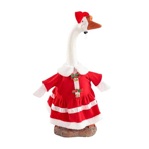 CHANGYUE Weihnachtsgans -Outfit, Weihnachtsdekoration Veranda Gans Outfits, Goosen Kleidung Rasengäste Kleidung for Innenräume im Freien im Freien im Freien Rasenkunstdekoration (e) von CHANGYUE