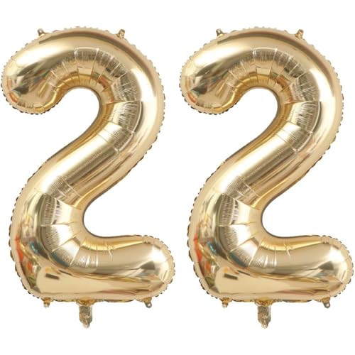 40 Zoll Gold Luftballon Zahlen 22 Champagner Gold Ballon 22. Geburtstag Deko Hell gold Folienballon Zahl 22 Riesenzahl Ballon 22 Party Hochzeit Kindergeburtstag Geburtstag Nummer 22 40 Zoll Gold Luftballon Zahlen 22 Champagner Gold Ballon 22. Geburtstag Deko Hell gold Folienballon Zahl 22 Riesenzahl Ballon 22 Party Hochzeit Kindergeburtstag Geburtstag Nummer 22 von CHANGZHONG