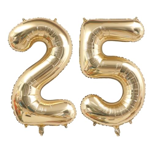 40 Zoll Gold Luftballon Zahlen 25 Champagner Gold Ballon 25. Geburtstag Deko Hellgold Folienballon Zahl 25 Riesenzahl Ballon 25 Party Hochzeit Kindergeburtstag Geburtstag Nummer 25 40 Zoll Gold Luftballon Zahlen 25 Champagner Gold Ballon 25. Geburtstag Deko Hellgold Folienballon Zahl 25 Riesenzahl Ballon 25 Party Hochzeit Kindergeburtstag Geburtstag Nummer 25 von CHANGZHONG