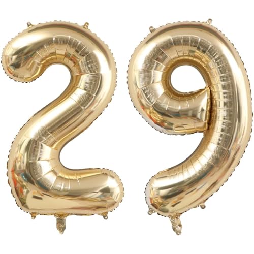 40 Zoll Gold Luftballon Zahlen 29 Champagner Gold Ballon 29. Geburtstag Deko Hellgold Folienballon Zahl 29 Riesenzahl Ballon 29 Party Hochzeit Kindergeburtstag Geburtstag Nummer 29 40 Zoll Gold Luftballon Zahlen 29 Champagner Gold Ballon 29. Geburtstag Deko Hellgold Folienballon Zahl 29 Riesenzahl Ballon 29 Party Hochzeit Kindergeburtstag Geburtstag Nummer 29 von CHANGZHONG