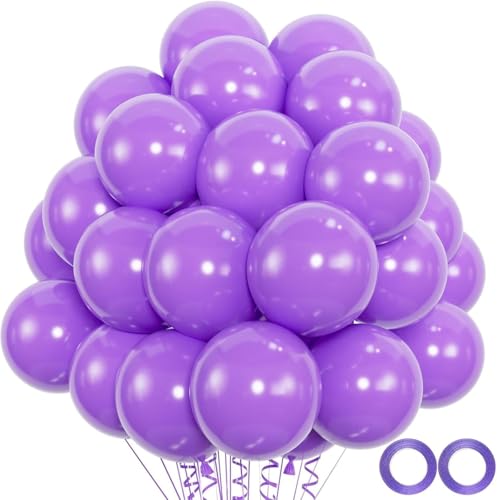 50 Stück Luftballons Lila Ballons 12 Zoll Latexballon Hell Lila Partyballon Geburtstag Dekoration Supplies Neujahrsdekoration 50 Stück Luftballons Lila Ballons 12 Zoll Latexballon Hell Lila Partyballon Geburtstag Dekoration Supplies Neujahrsdekoration von CHANGZHONG