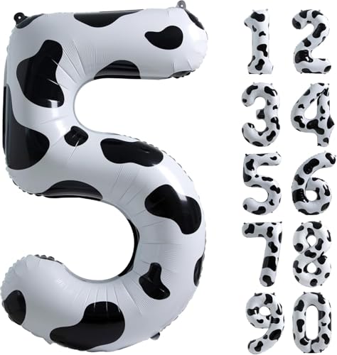 Kuh Zahl 1 Luftballon Geburtstag Dekorationen 40 Zoll Zahlen 1 Ballon Cowgirl Thema Zahl Ballons für 5. Geburtstag Party Bauernhof Scheune Dekor für Kinder Kuh Zahl 1 Luftballon Geburtstag Dekorationen 40 Zoll Zahlen 1 Ballon Cowgirl Thema Zahl Ballons für 5. Geburtstag Party Bauernhof Scheune Dekor für Kinder von CHANGZHONG