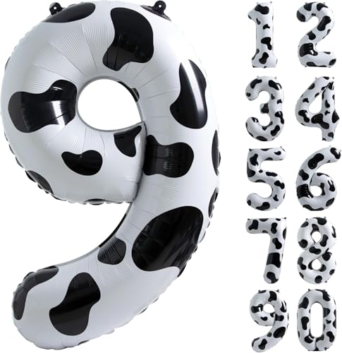 Kuh Zahl 1 Luftballon Geburtstag Dekorationen 40 Zoll Zahlen 1 Ballon Cowgirl Thema Zahl Ballons für 9. Geburtstag Party Bauernhof Scheune Dekor für Kinder Kuh Zahl 1 Luftballon Geburtstag Dekorationen 40 Zoll Zahlen 1 Ballon Cowgirl Thema Zahl Ballons für 9. Geburtstag Party Bauernhof Scheune Dekor für Kinder von CHANGZHONG
