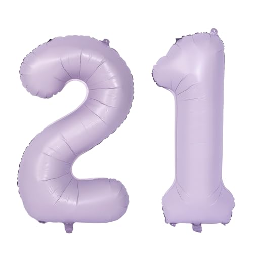 Lila Luftballon 40 Zoll Flieder Zahlenballon Groß Helles Lila Luftballon 21 Hell Lila Geburtstag Ballon lila Folienballon Zahl 21 Helium Ballon 21 Mädchen Jungen Geburtstagsdeko Jubiläum Party Deko Lila Luftballon 40 Zoll Flieder Zahlenballon Groß Helles Lila Luftballon 21 Hell Lila Geburtstag Ballon lila Folienballon Zahl 21 Helium Ballon 21 Mädchen Jungen Geburtstagsdeko Jubiläum Party Deko von CHANGZHONG