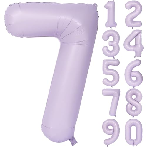 Lila Luftballon 40 Zoll Flieder Zahlenballon Groß Helles Lila Luftballon 7 Hell Lila Geburtstag Ballon lila Folienballon Zahl 7 Helium Ballon 7 Mädchen Jungen Geburtstagsdeko Jubiläum Party Deko Lila Luftballon 40 Zoll Flieder Zahlenballon Groß Helles Lila Luftballon 7 Hell Lila Geburtstag Ballon lila Folienballon Zahl 7 Helium Ballon 7 Mädchen Jungen Geburtstagsdeko Jubiläum Party Deko von CHANGZHONG