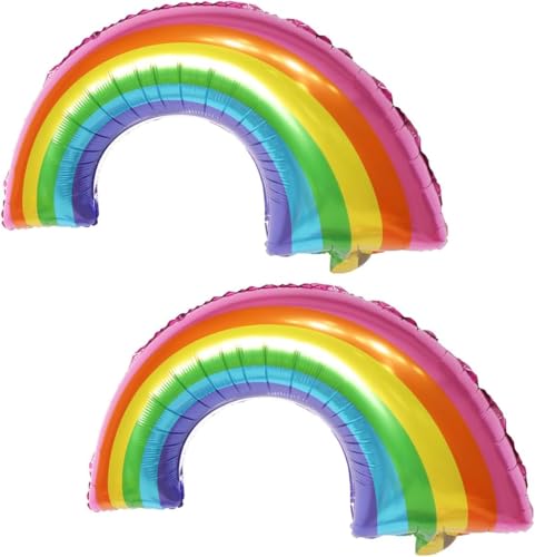 Regenbogen Ballons Pastell Regenbogen Folienballons 32" Riesen Regenbogen geformt Geburtstag Ballon für Regenbogen Thema Geburtstag Party Baby Dusche Dekor 2PCS Regenbogen Ballons Pastell Regenbogen Folienballons 32" Riesen Regenbogen geformt Geburtstag Ballon für Regenbogen Thema Geburtstag Party Baby Dusche Dekor 2PCS von CHANGZHONG