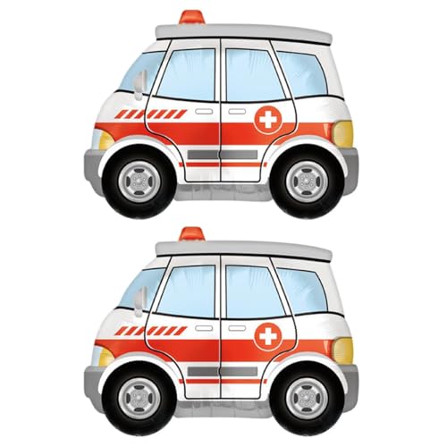 Rettungsfahrzeug Luftballons Krankenwagen Ballon Auto Folienballons Kinder Geschenke Geburtstagsfeier Ballon Arztparty Supplies Rettung Thema Party Dekoration 2 Stück Rettungsfahrzeug Luftballons Krankenwagen Ballon Auto Folienballons Kinder Geschenke Geburtstagsfeier Ballon Arztparty Supplies Rettung Thema Party Dekoration 2 Stück von CHANGZHONG