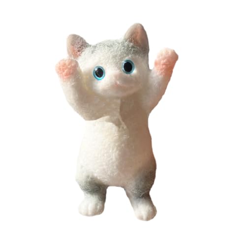 Fidget Toys Squishy Spielzeug 13*7cm Katze Spielzeug Toy Anti Stress Spielzeug Cute Anti Stress Toy Katzen Spielzeug Stressabbau Erwachsene Squishy Toy Gift (Amerikanische Kurzhaarkatze) von CHAOTEMAI