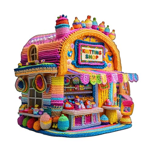 Holzpuzzle Erwachsene, 245 Teile Strick-Shop Holz Puzzle Erwachsen, Unregelmäßige Einzigartige Holzpuzzle Tierform, Weihnachts Geschenke für Familie Freunde (34 * 33.6cm) von CHARMIBLE
