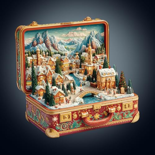 Holzpuzzle Erwachsene, 260 Teile Weihnachtskoffer Puzzles, 34 * 33.2cm Wood Puzzle, Unregelmäßige Einzigartige Tierform Holzpuzzles für Erwachsen, Schön Geschenk für Familie und Freunde Holzpuzzle Erwachsene, 260 Teile Weihnachtskoffer Puzzles, 34 * 33.2cm Wood Puzzle, Unregelmäßige Einzigartige Tierform Holzpuzzles für Erwachsen, Schön Geschenk für Familie und Freunde von CHARMIBLE