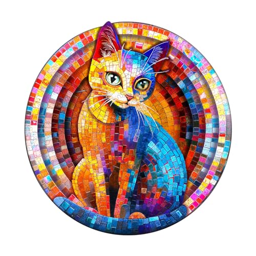 Holzpuzzle Erwachsene, 280 Teile Pixel-Kätzchen Puzzles, 34 * 33cm Wood Puzzle, Unregelmäßige Einzigartige Tierform Holzpuzzles für Erwachsen, Schön Geschenk für Familie und Freunde Holzpuzzle Erwachsene, 280 Teile Pixel-Kätzchen Puzzles, 34 * 33cm Wood Puzzle, Unregelmäßige Einzigartige Tierform Holzpuzzles für Erwachsen, Schön Geschenk für Familie und Freunde von CHARMIBLE