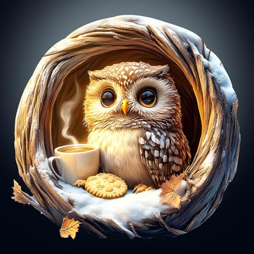 Holzpuzzle Erwachsene, 295 Teile Visuell 3D Höhle Süße Eule Holz Puzzle Erwachsene, 34x33.1cm Wood Puzzles, Unregelmäßige Einzigartige Puzzle, Holzpuzzle Tierform, Holz Puzzles Mit Box Holzpuzzle Erwachsene, 295 Teile Visuell 3D Höhle Süße Eule Holz Puzzle Erwachsene, 34x33.1cm Wood Puzzles, Unregelmäßige Einzigartige Puzzle, Holzpuzzle Tierform, Holz Puzzles Mit Box von CHARMIBLE