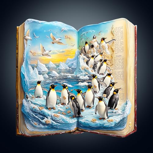 Holzpuzzle Erwachsene, 300 Teile Pinguingeschichte Puzzles, 34 * 33.6cm Wood Puzzle, Unregelmäßige Einzigartige Tierform Holzpuzzles für Erwachsen, Schön Geschenk für Familie und Freunde Holzpuzzle Erwachsene, 300 Teile Pinguingeschichte Puzzles, 34 * 33.6cm Wood Puzzle, Unregelmäßige Einzigartige Tierform Holzpuzzles für Erwachsen, Schön Geschenk für Familie und Freunde von CHARMIBLE