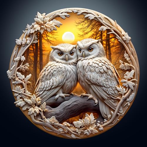 Holzpuzzle Erwachsene, 300 Teile Visuell 3D Eule Holz Puzzle Erwachsene, 34x33.5cm Wooden Puzzle, Unregelmäßige Einzigartige Puzzle, Holzpuzzle Tierform, Holz Puzzle Mit Box Aus Holz Holzpuzzle Erwachsene, 300 Teile Visuell 3D Eule Holz Puzzle Erwachsene, 34x33.5cm Wooden Puzzle, Unregelmäßige Einzigartige Puzzle, Holzpuzzle Tierform, Holz Puzzle Mit Box Aus Holz von CHARMIBLE