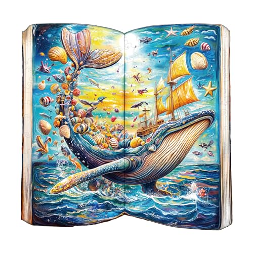 Holzpuzzle Erwachsene, 300 Teile Walgeschichte 2 Puzzles, 34 * 33.1cm Wood Puzzle, Unregelmäßige Einzigartige Tierform Holzpuzzles für Erwachsen, Schön Geschenk für Familie und Freunde Holzpuzzle Erwachsene, 300 Teile Walgeschichte 2 Puzzles, 34 * 33.1cm Wood Puzzle, Unregelmäßige Einzigartige Tierform Holzpuzzles für Erwachsen, Schön Geschenk für Familie und Freunde von CHARMIBLE