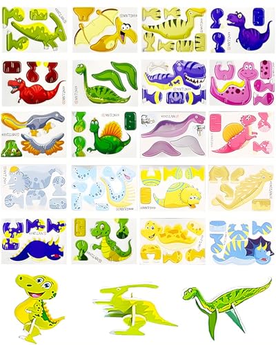 CHBCD 50 PCS Cartoon Dinosaurier Tier Puzzle, 3D Jigsaw Puzzle, Pädagogisches 3D Cartoon Für Kinder, Mini Kinder, 3D for Kids Toys CHBCD 50 PCS Cartoon Dinosaurier Tier Puzzle, 3D Jigsaw Puzzle, Pädagogisches 3D Cartoon Für Kinder, Mini Kinder, 3D for Kids Toys von CHBCD