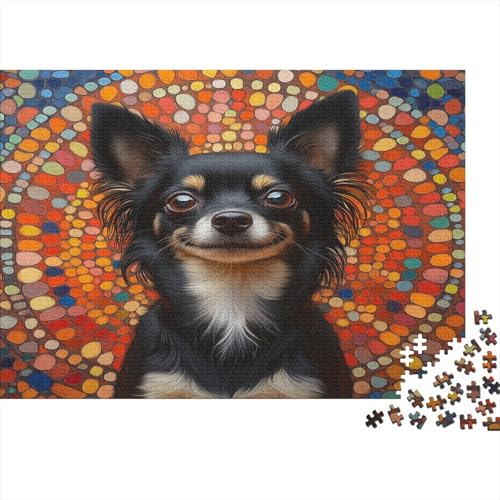 Chihuahua Puzzle 1000 Teile Erwachsene, Puzzlespiel Jigsaw Puzzles Erwachsenen Puzzlespiel Puzzel 1000pcs (75x50cm) von CHCAIOVO