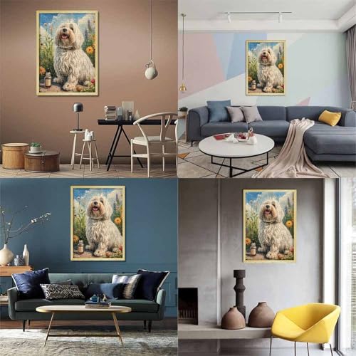 Cute Hund Puzzle 1000 Teile Schwer Puzzle Spielzeug Lernspiel Impossible Herausforderungsspielzeug Für Erwachsene Und Kinder Ab 14 Jahren 1000pcs (75x50cm) von CHCAIOVO