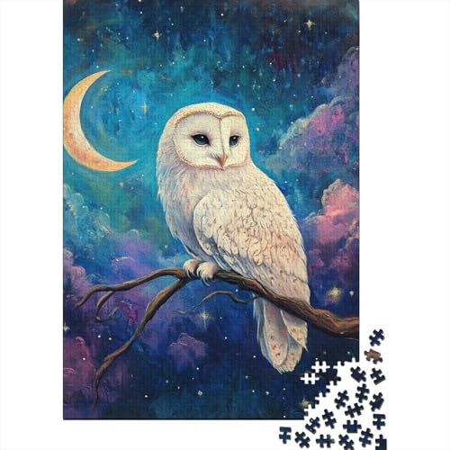 Eule Puzzle 1000 Teile Schwer Puzzle Spielzeug Lernspiel Impossible Herausforderung Spielzeug Für Erwachsene Und Kinder Ab 12 Jahren 1000pcs (75x50cm) von CHCAIOVO