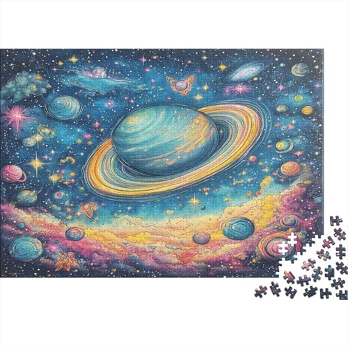 Kosmische Planeten 1000 Teile,Impossible Puzzle,Geschicklichkeitsspiel Für Die Ganze Familie, Erwachsenen Puzzlespiel Puzzel 1000pcs (75x50cm) von CHCAIOVO