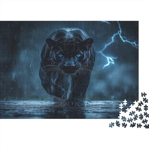 Leopard Puzzlespiel 1000 Teile Puzzle Für Erwachsene Und Kinder Ab 14 Jahren, Puzzle-Motiv Erwachsenen Puzzlespiel Puzzel 1000pcs (75x50cm) von CHCAIOVO